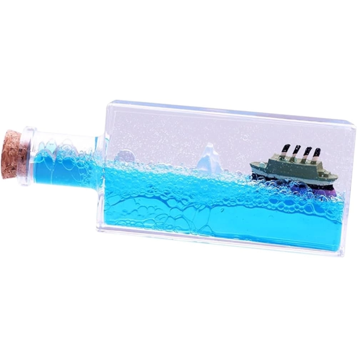 Batmayan Gemi Şişe Akvaryum ( Lisinya )