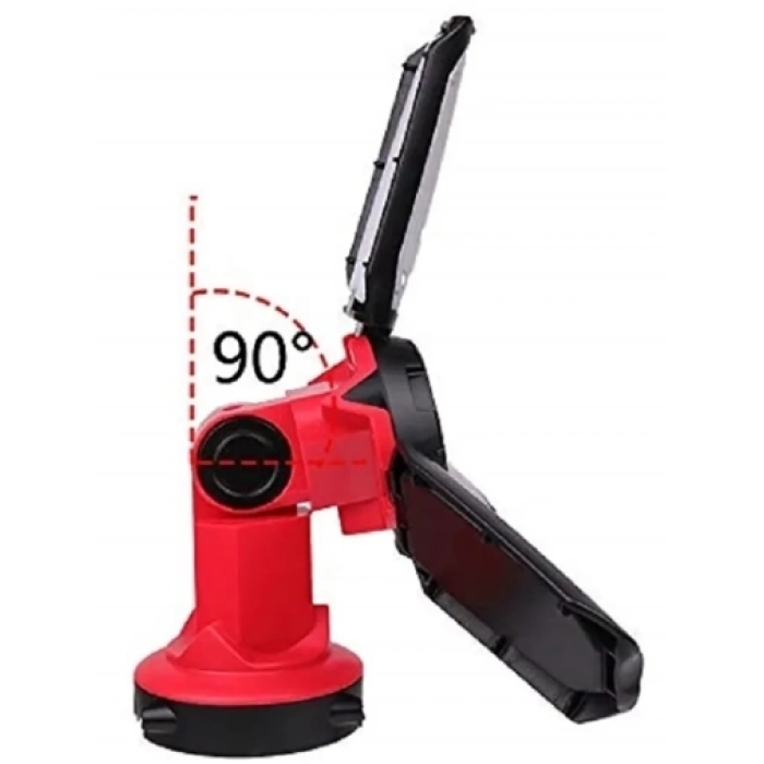 P-8801 Şarjlı Katlanabilir 3xcob Led+ 3w Led Çok Fonksiyonlu Kamp Feneri ( Lisinya )