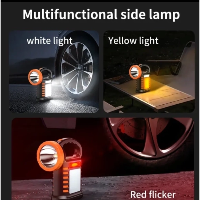 Wıson Ws-4343 Çok Fonksiyonlu Solar Şarjlı Powerbanklı Kamp Lambası ( Lisinya )