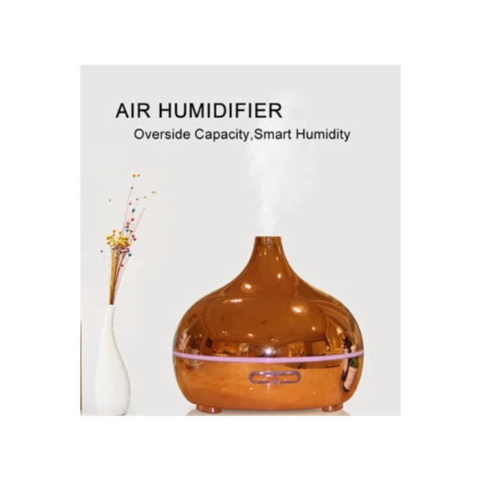 Hava Nemlendirici Parlak Gold Aromatik Oda Kokusu 550 Ml Kahve Aroma Difüzörü Buhar Nemlendırıcı ( Lisinya )