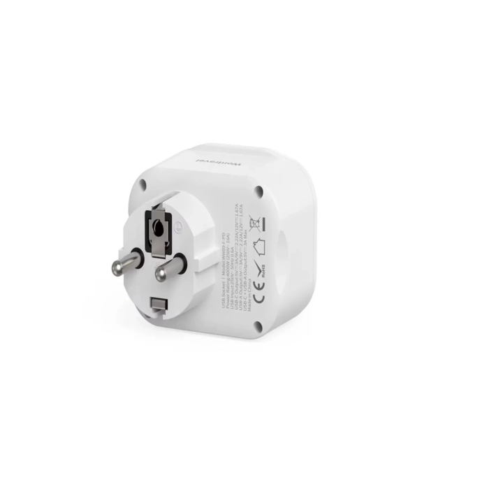 Ac-115 2500w 3.4a 2usb 1type-c 1soket Akım Korumalı Şarj Adaptörü Priz Çoğaltıcı ( Lisinya )