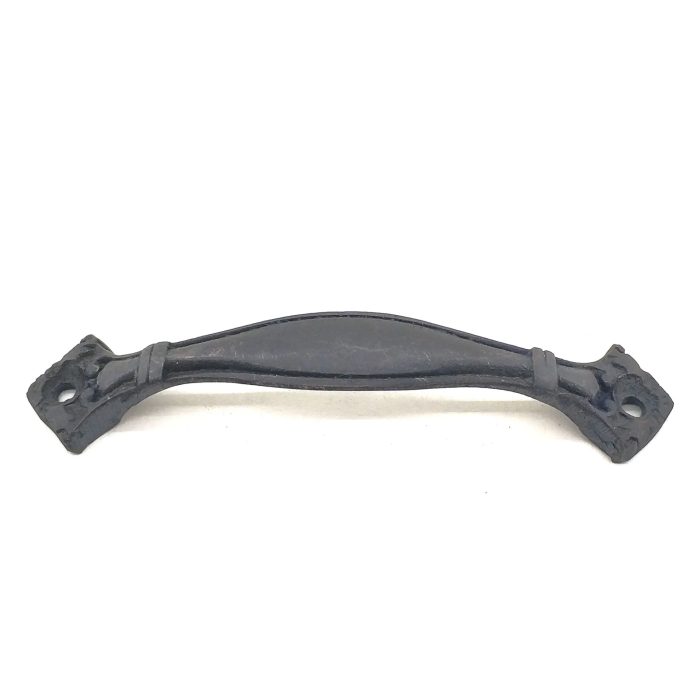 Antika Tarz Dekoratif Pirinç Deste Mobilya Kulbu - 25x120 Mm, Oksit ( Lisinya )