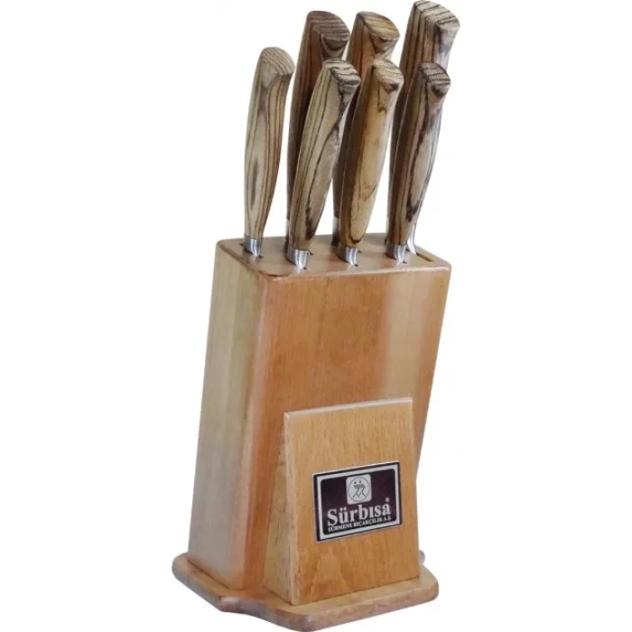 61508 - Sürmene Şef Bıçakları Seti - 7 Li Set ( Lisinya )