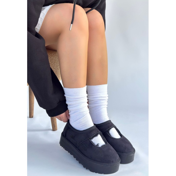 Carren Siyah Süet Bot - Lisinya