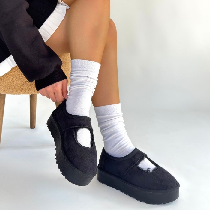 Carren Siyah Süet Bot - Lisinya