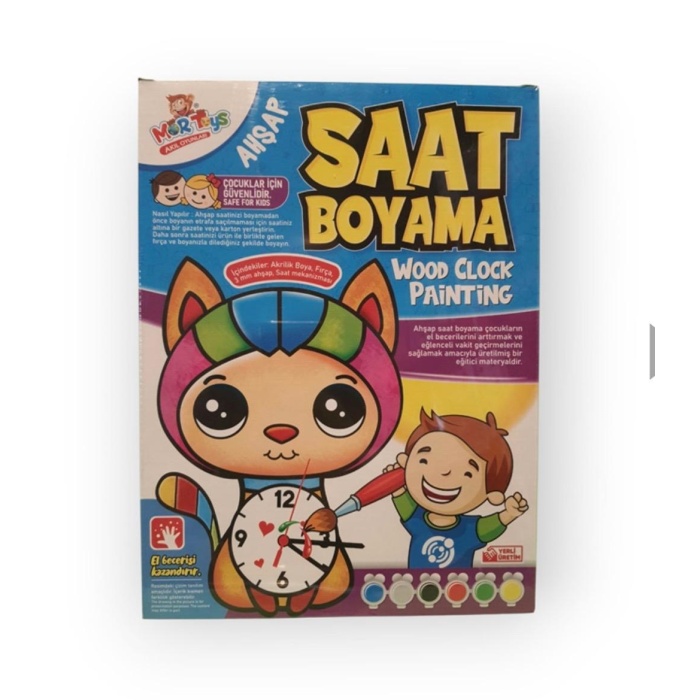 AHŞAP SAAT BOYAMA
