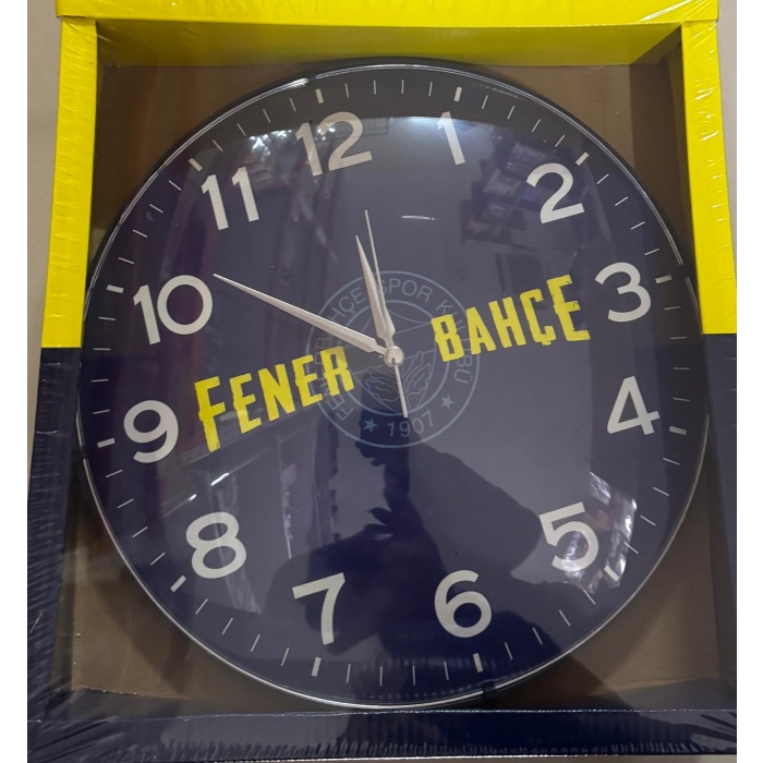 Duvar Saati  Lacivert Sarı