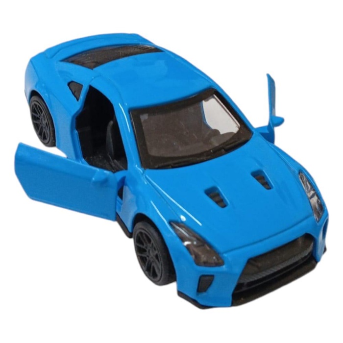 Çek Bırak Metal Araba - 4311E - Mavi (Lisinya)