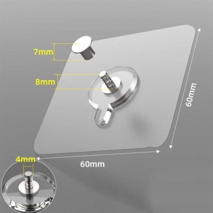 Ultra Güçlü Vantuzlu Askı 4 ADET