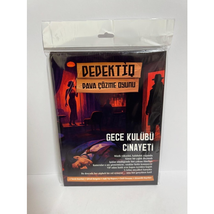 Dedektif Dava Çözme Oyunu  Gece Kulübü Cinayeti