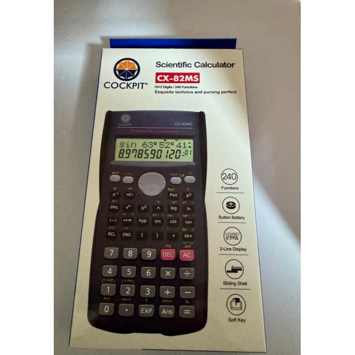 FONKSİYONLU HESAP MAKİNASI CX-82 MS