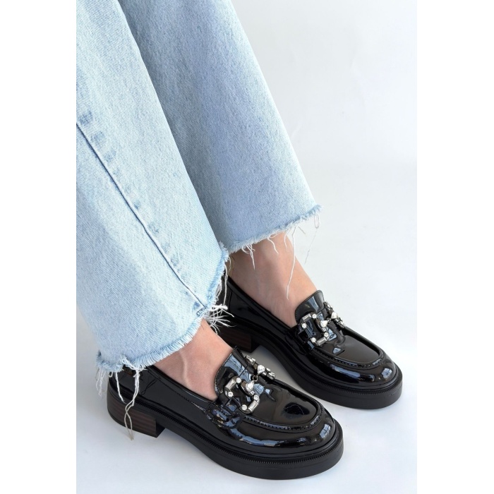 Ertin Siyah Rugan Oxford Ayakkabı - Lisinya