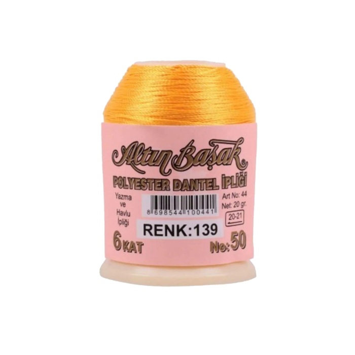 3 Adet Altınbaşak Oya ve Dantel İpi 20 gr - Royaleks - No: 139