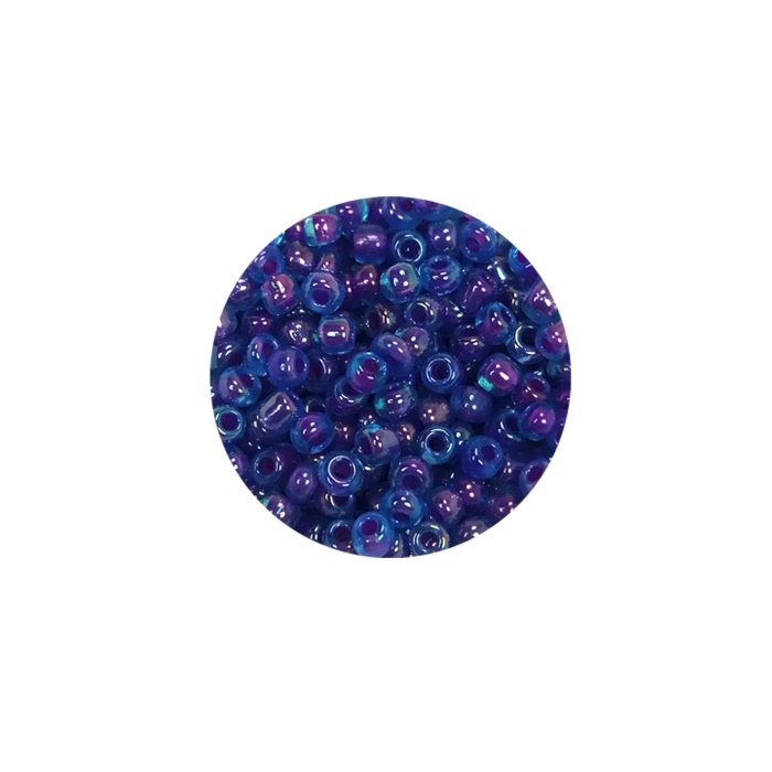 Dökme Cam Kum Boncuk (8/0) 3 mm - 60 Gram - Şeffaf Mavi - BNC190