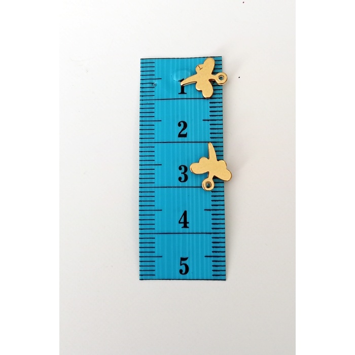 Oya Abiye Bileklik Kolye Pleksi Metalik Plastik Pul Altın Renk 24 gram 270 adet - BNC555