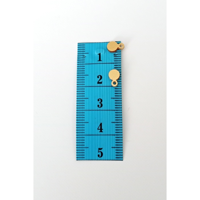 Oya Abiye Bileklik Kolye Pleksi Metalik Plastik Pul Altın Renk 24 gram 450 adet - BNC557