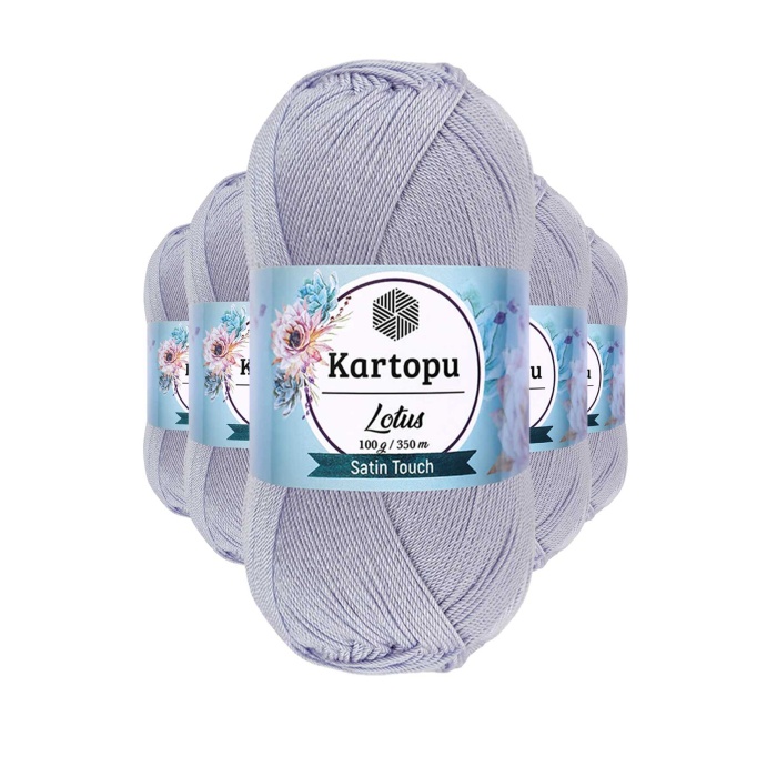 5 Adet Lotus Bikini Büstiyer Bluz Örgü İpi  K714 Gri