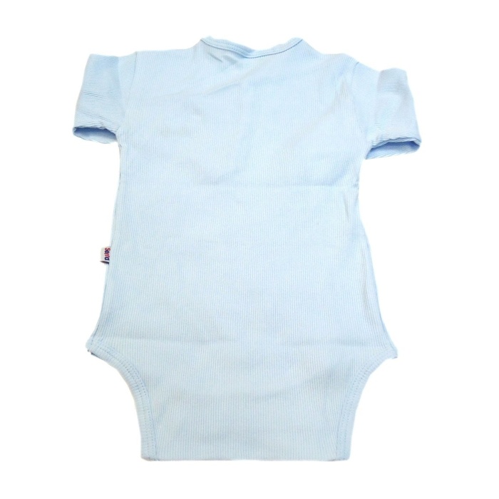 Sema Baby Uzun Kol Kaşkorse Badi (Body) - Mavi  12-18 Ay