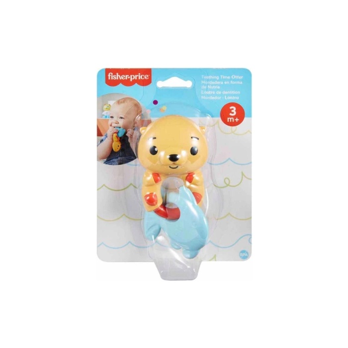 Fisher Price Eğlenceli Dostlar Çıngıraklı Dişlik - Su Samuru HJW11-HKD69