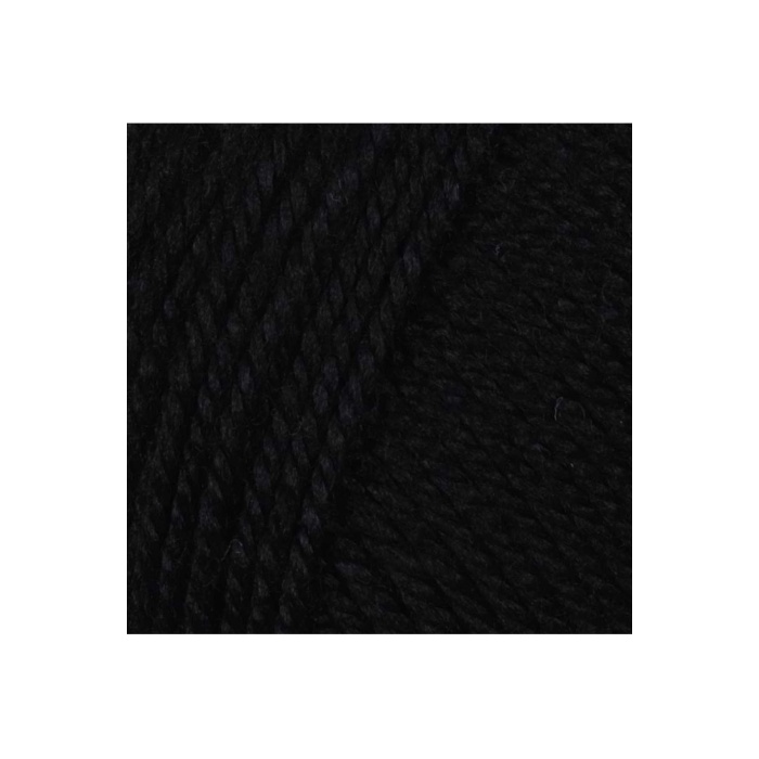 1 Adet Dora El Örgü İpi Yünü 100 gr 999 Siyah