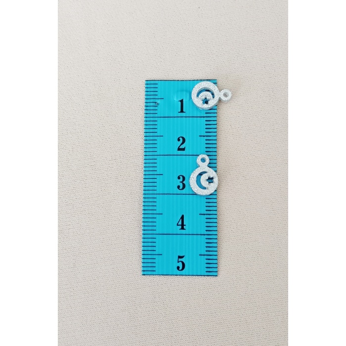 Oya Abiye Bileklik Kolye Pleksi Metalik Plastik Pul Gümüş Renk 24 gram 300 adet - BNC576