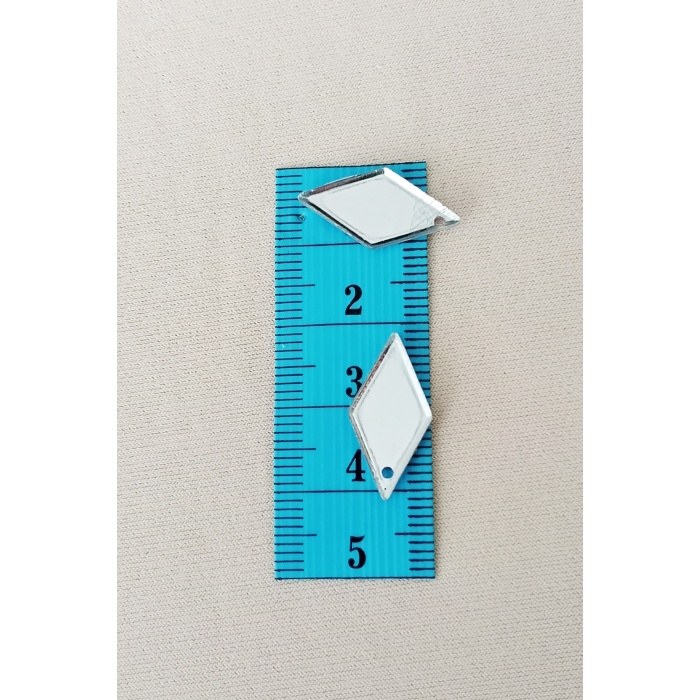 Oya Abiye Bileklik Kolye Pleksi Metalik Plastik Pul Gümüş Renk 24 gram 120 adet - BNC577