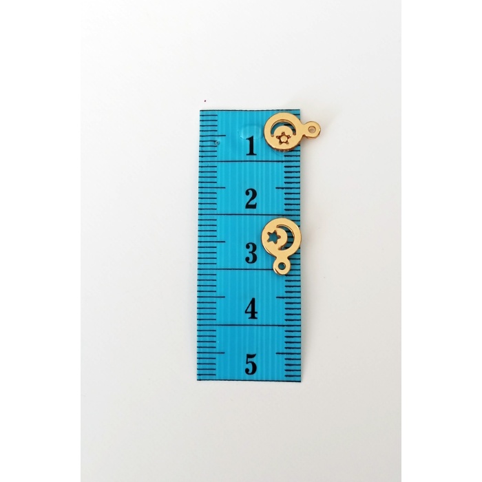 Oya Abiye Bileklik Kolye Pleksi Metalik Plastik Pul Altın Renk 24 gram 255 adet - BNC543