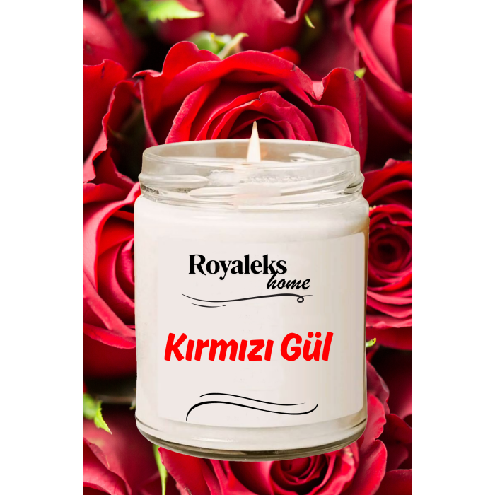 4 Adet Doğal Özel Seri Kokulu Dekoratif Kavanoz Mum 4X210 cc - Ateşli Set - RYL