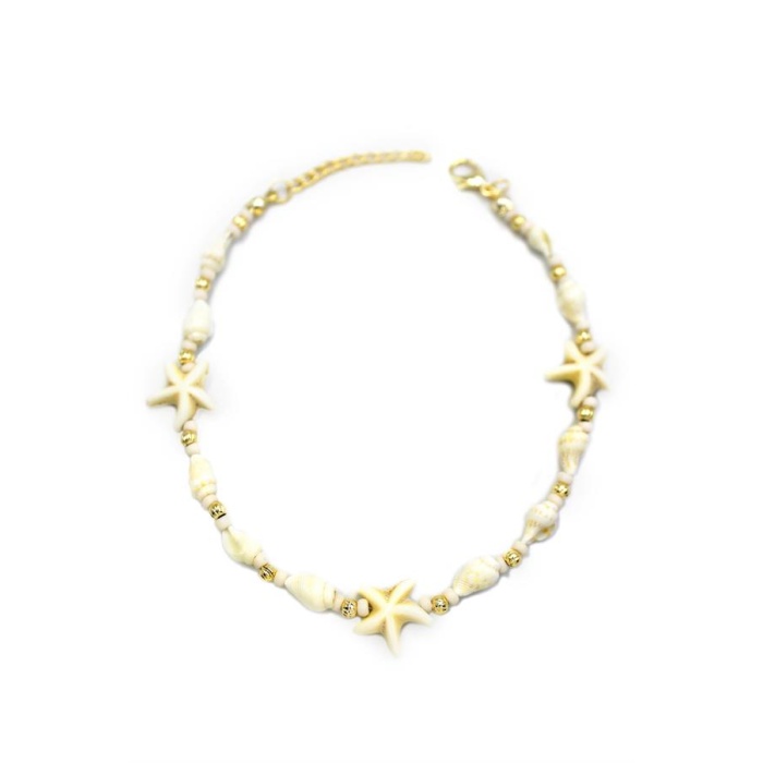 Deniz Kabuğu Halhal - Beyaz