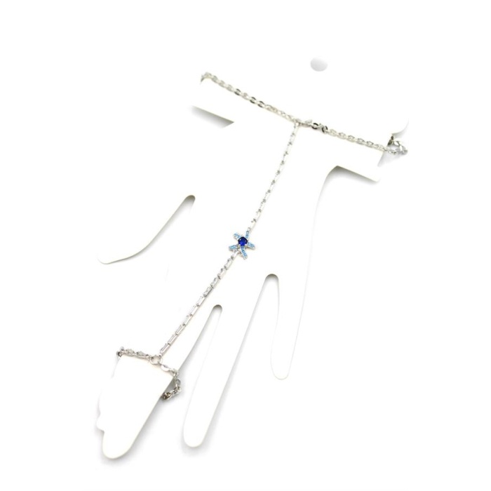 Taşlı Yıldız Şahmeran - Gümüş