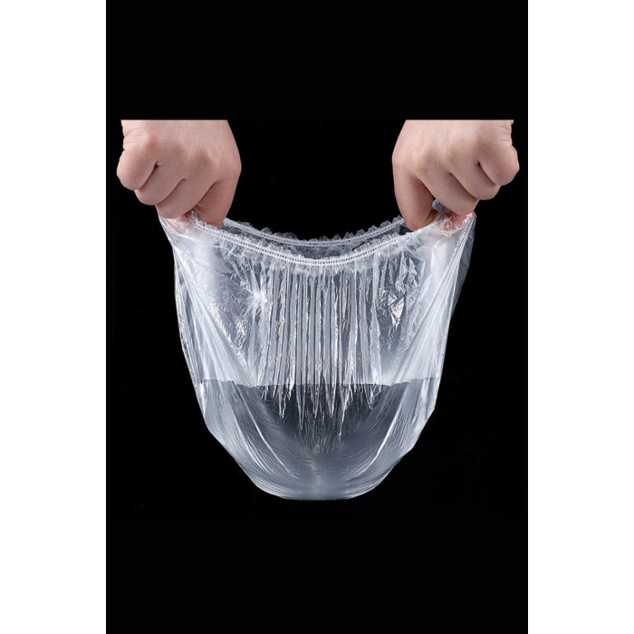 200 Adet Tazelik Koruyucu Tabak Tencere Gıda Bonesi  Çok Amaçlı Pratik Kapak Tencere Bonesi