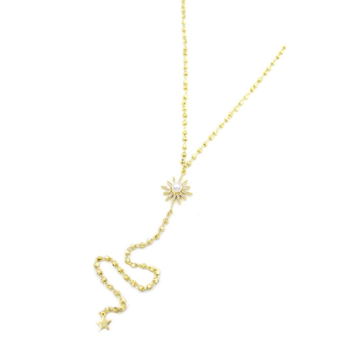 Kuzey Yıldız Y Kolye - Altın