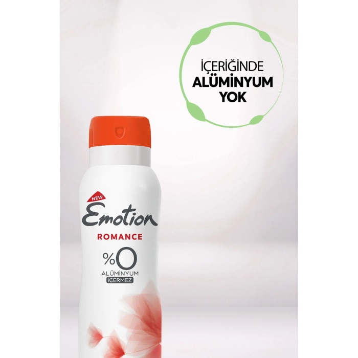 Emotion Romance Kadın Vegan Deodorant 150 Ml Hızlı Kurur, Leke Bırakmaz