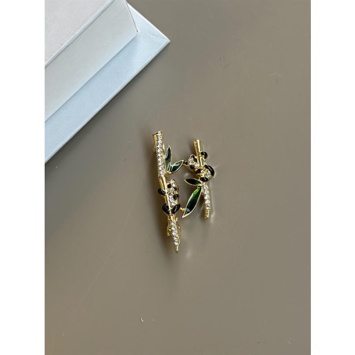 Panda Broş - Altın