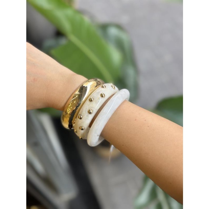 3lü Set Bilezik - Beyaz