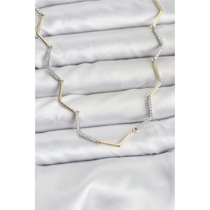 VIP Seri Zikzak Model Kadın Kolye -