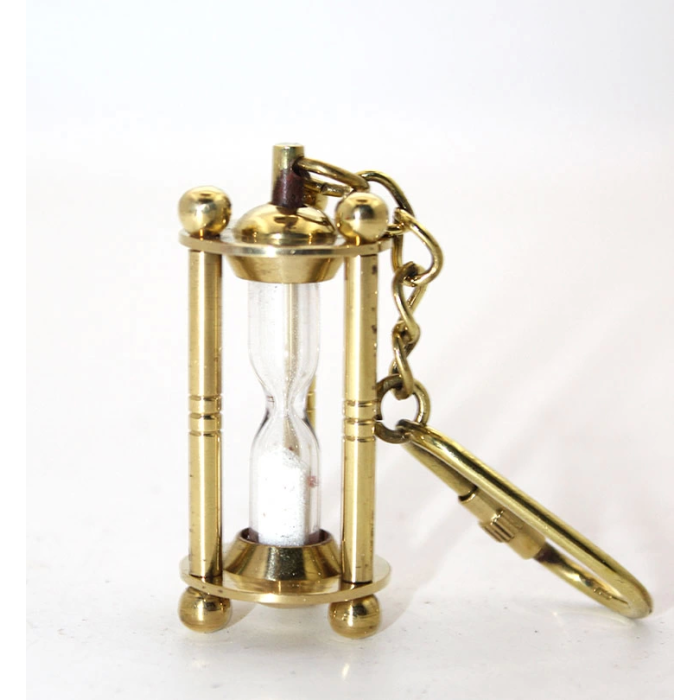 Pirinç Kumsaati Anahtarlık 2496b - Lisinya