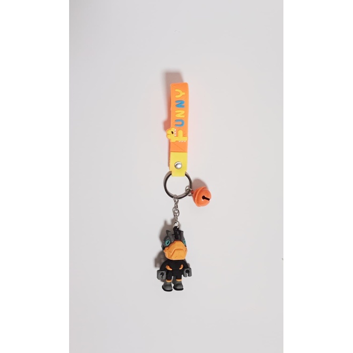 Anahtarlık Siyah Robot