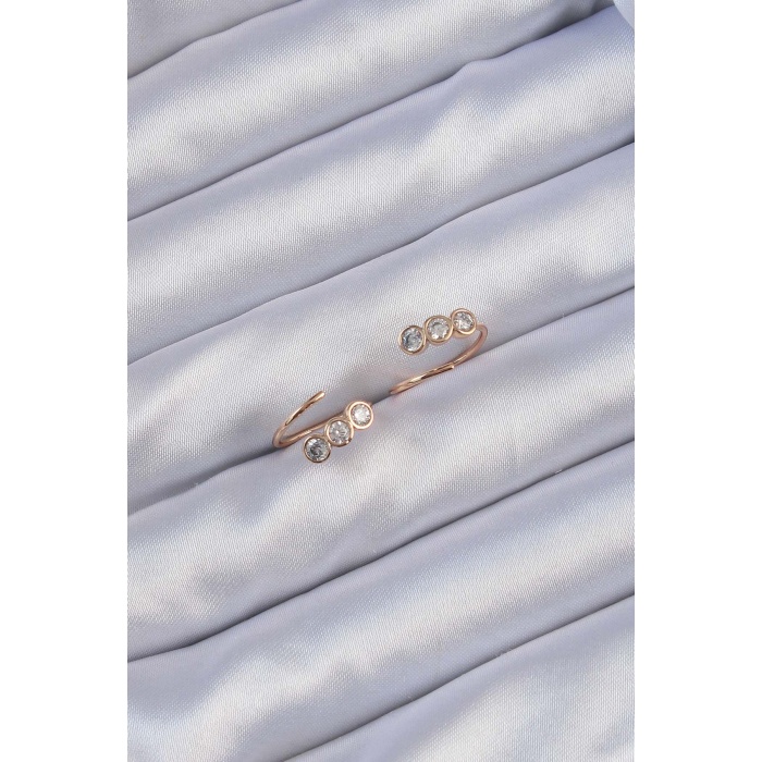 Xuping Rose Renk Zirkon Taşlı Su Yolu Küpe - Lisinya