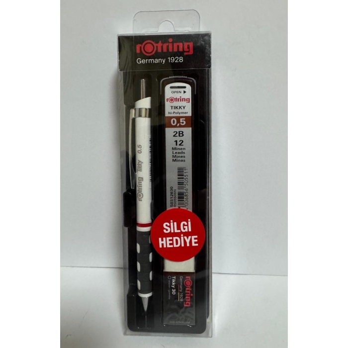 Versatil Beyaz Kalem 0.5+Min+Silgi Hediye