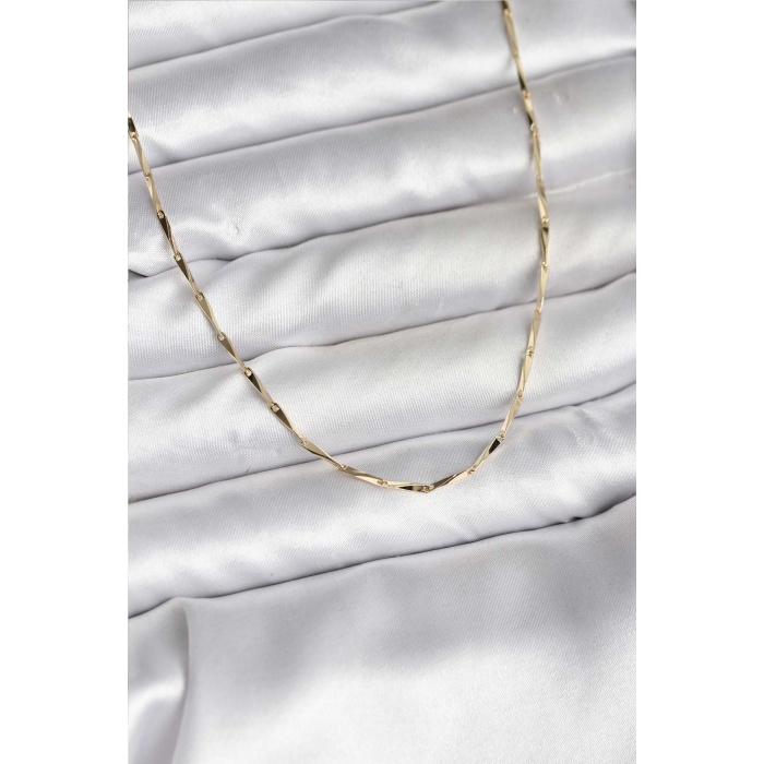 14K Gold Renk Kaplama CM Kadın Kolye - Lisinya