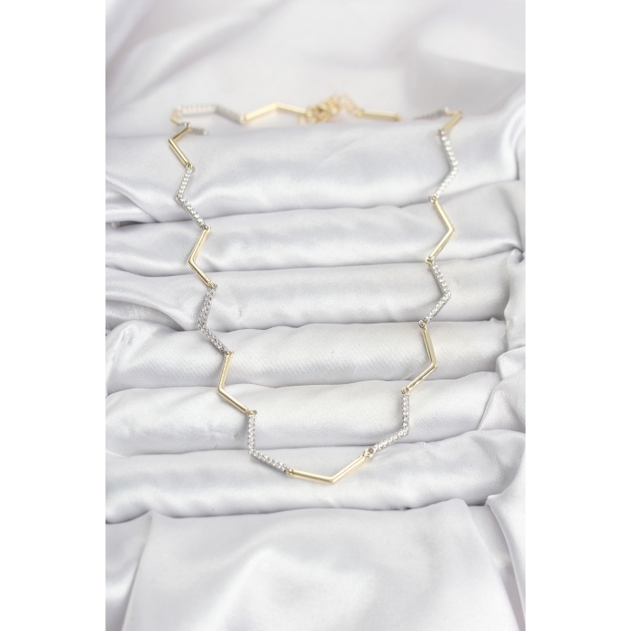 VIP Seri Zikzak Model Kadın Kolye - Lisinya