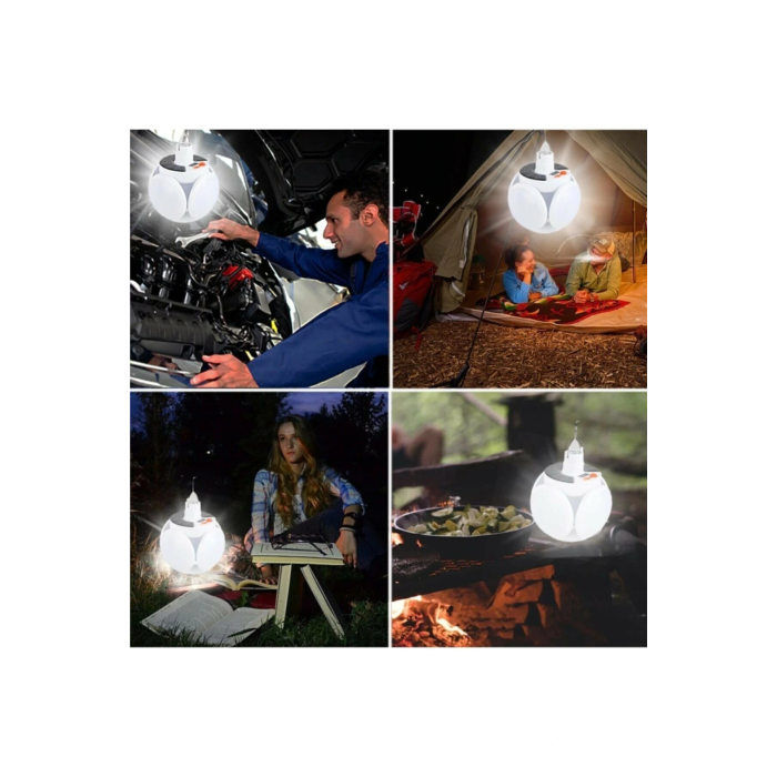 Solar 5 Kanatlı Kamp Lambası ( Lisinya )