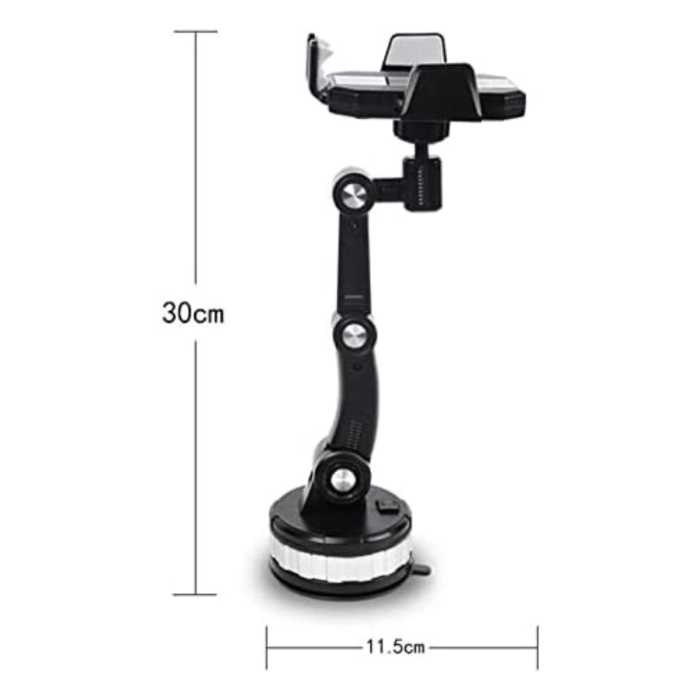 Jel Vantuzlu Cama Takılabilen Güçlü 360 Derece Dönebilen Ayarlanabilir Araç Içi Vantuzlu Telefon Tutucu ( Lisinya )