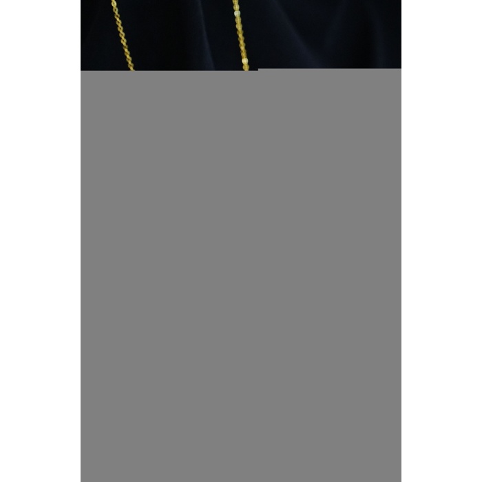 Kalpli Kolye Taşsız Gold Renk