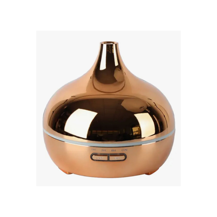 Hava Nemlendirici Parlak Gold Aromatik Oda Kokusu 550 Ml Kahve Aroma Difüzörü Buhar Nemlendırıcı - Lisinya