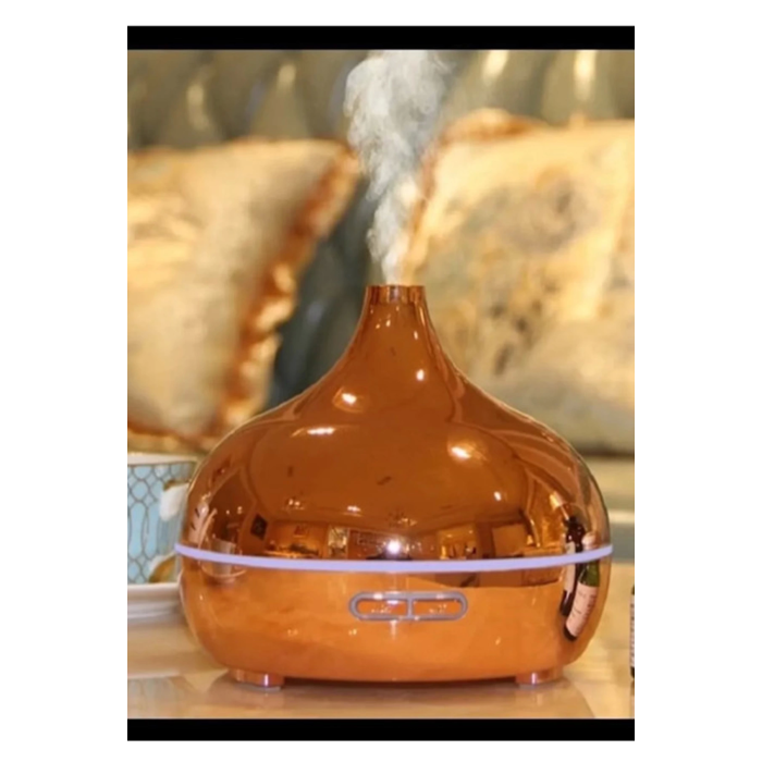 Hava Nemlendirici Parlak Gold Aromatik Oda Kokusu 550 Ml Kahve Aroma Difüzörü Buhar Nemlendırıcı - Lisinya