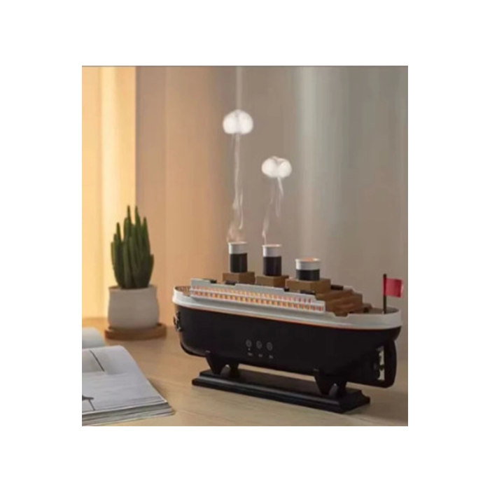 Titanic Gemi Hava Nemlendirici Işıklı Fonksiyonlu Buhar Makinesi Kumandalı - Lisinya
