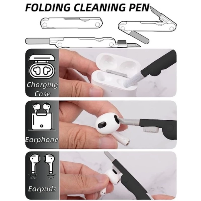 Çok Fonksıyonlu 7 In 1 Aırpods Klavye Ekran Kulaklık Temızleme Kıtı ( Lisinya )