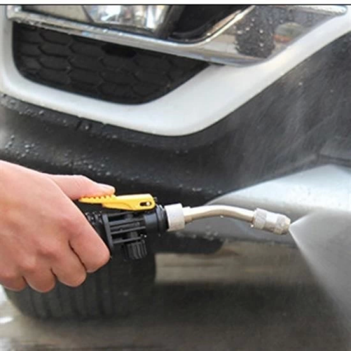 Bahçe Sulama Araç Oto Yıkama Temizlik Tazyikli Su Püskürtme Yüksek Basınçlı Hortum Ucu Aparatı 50 Cm ( Lisinya )